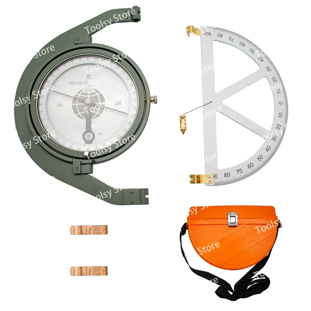 

DQL100-G1 Подвесной горный компас Пластиковый градиентометр Антимагнитный подвесной компас для шахт с датчиком наклона