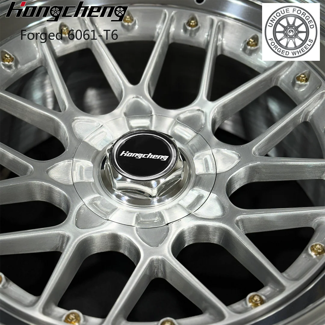 

26 Style Custom Forged Wheels 17-26 Inch 5x112 5x120 Brushed Face Polished Lip Deep Concave Car Wheel Rims