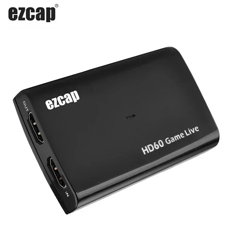 

Ezcap266 Full HD 1080P 60FPS Audio Video Capture Card Game Recording Box Live Steraming Device Mic In Loop for PS4 Xbox Camera