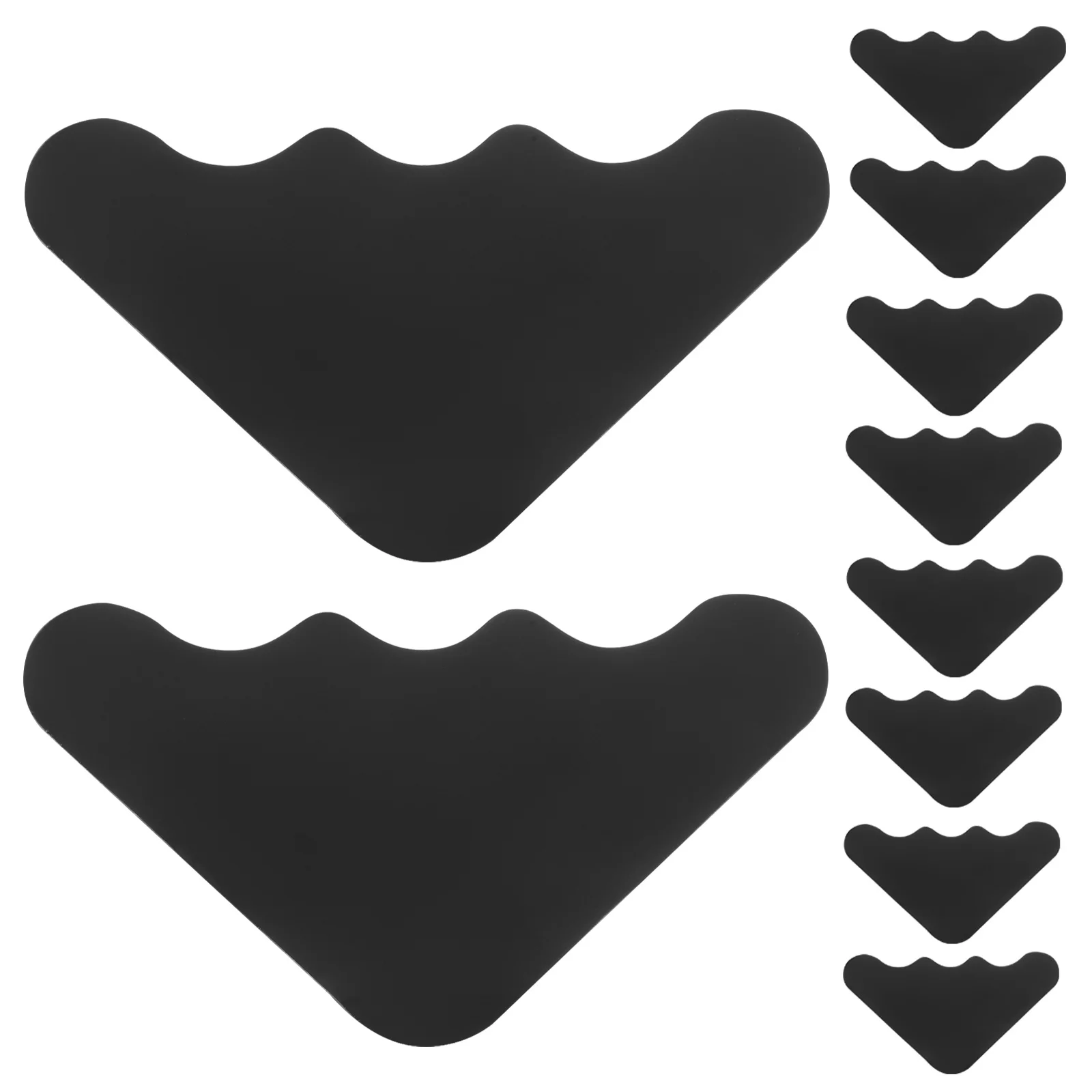 10 قطعة وسادة البساط القابضون عدم الانزلاق قابل للغسل السجاد الشريط مكافحة الشباك بولي القابض لمعظم أنواع الأرضيات القابض للسجاد