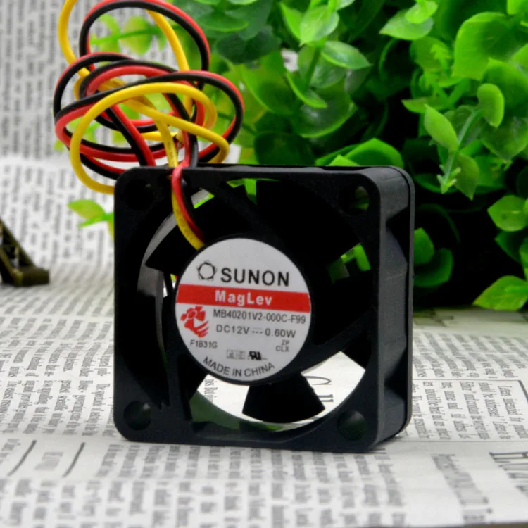 SUNON SUNON MB40201V2-000C-F99 12V 0.60W 12V 4020 4CM Cooling Fan