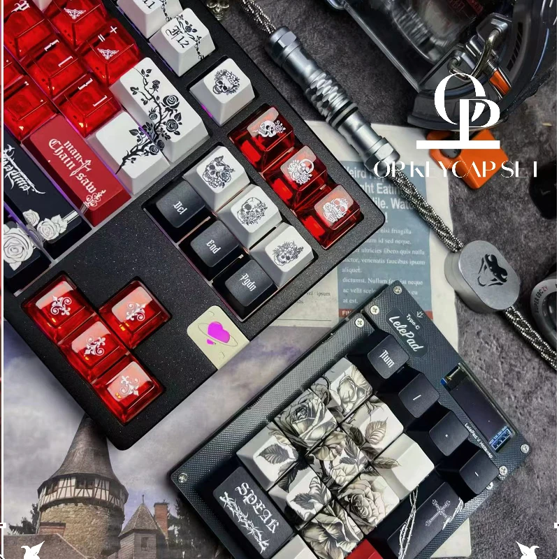 

Кейкапы Reze 2.0: кастомные, профиль Cherry, милые, сублимационные, мультяшные, аниме, прозрачные, для геймеров, Wooting, Rainy 75