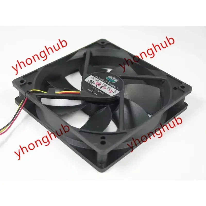 

Master A12025-12CB-3BN-F1 DC 12V 0.16A 120X120X25mm Cooling Fan