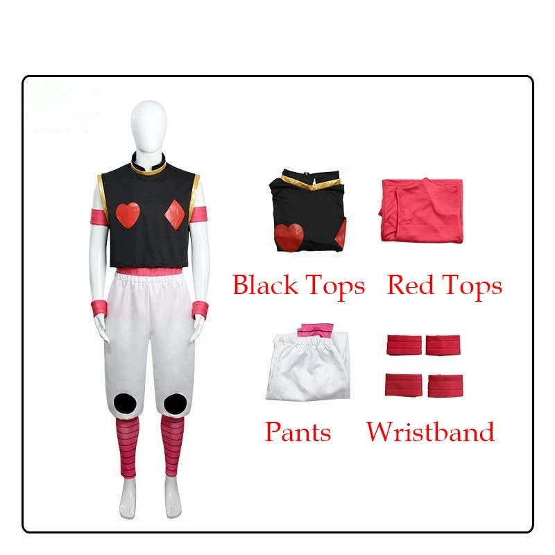 

w;2,c\4.g;Anime X HUNTER Hisoka Costume Full Set Suit Unisex Uniform Halloween Cosplay Outfits with Wig6,b'8\j'7/