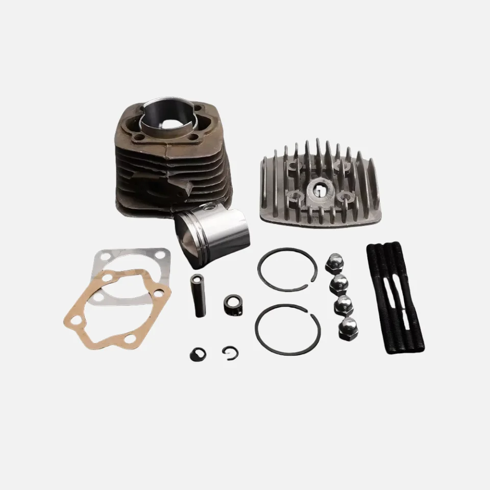 

66cc 80cc 2 Stroke Engine Kit Cylinder Head Piston Set for Electric Bike Motorized Bicycle Parts Upgrade Replacement