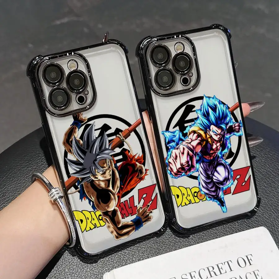 Чехол для iPhone 11ProMax 16e 11Pro 13 12 11 Pro Max 16 15 14 Plus 17 Air Soft Cover Dragon Ball Vegeta Vs Son Goku