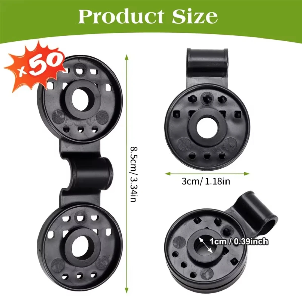 50Pcs Shade Cloth C… - image