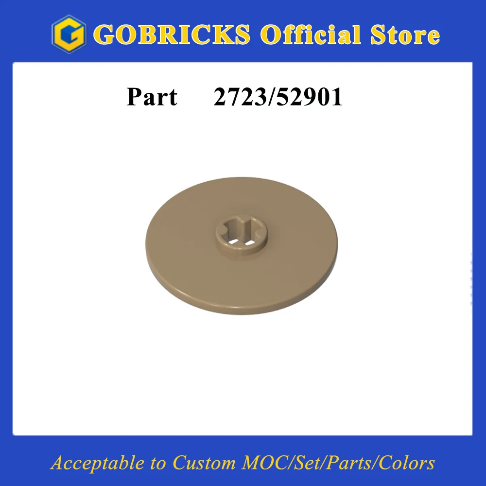 Gobricks 1 Pcs 2723 52901 MOC Technic Disk 3 x 3 Compatible With Model Building Blocks Parts Kids Educational DIY Plastic Toys