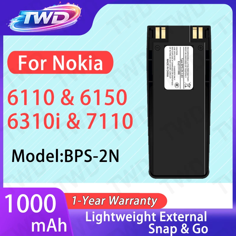 

BPS-2N BPS2N Large capacity Battery For Nokia 6110/6150/6310i/7110 Batteries New High Quanlity