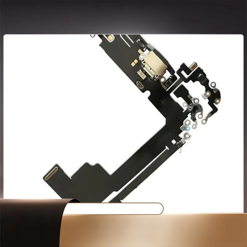 

Разъем порта зарядки док-станции, гибкий кабель для Iphone 15 Pro Max, сменный кабель док-станции, кабель передатчика, порт зарядки-X64A