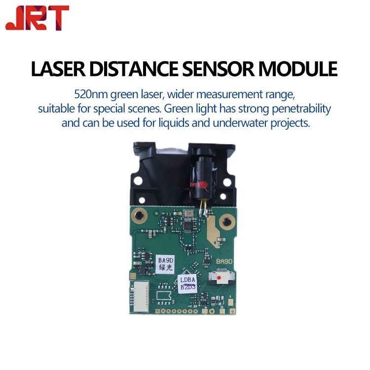 Underwater Distance Sensor 100m Green Lightweight Rangefinder Module UART 520nm Distance Module
