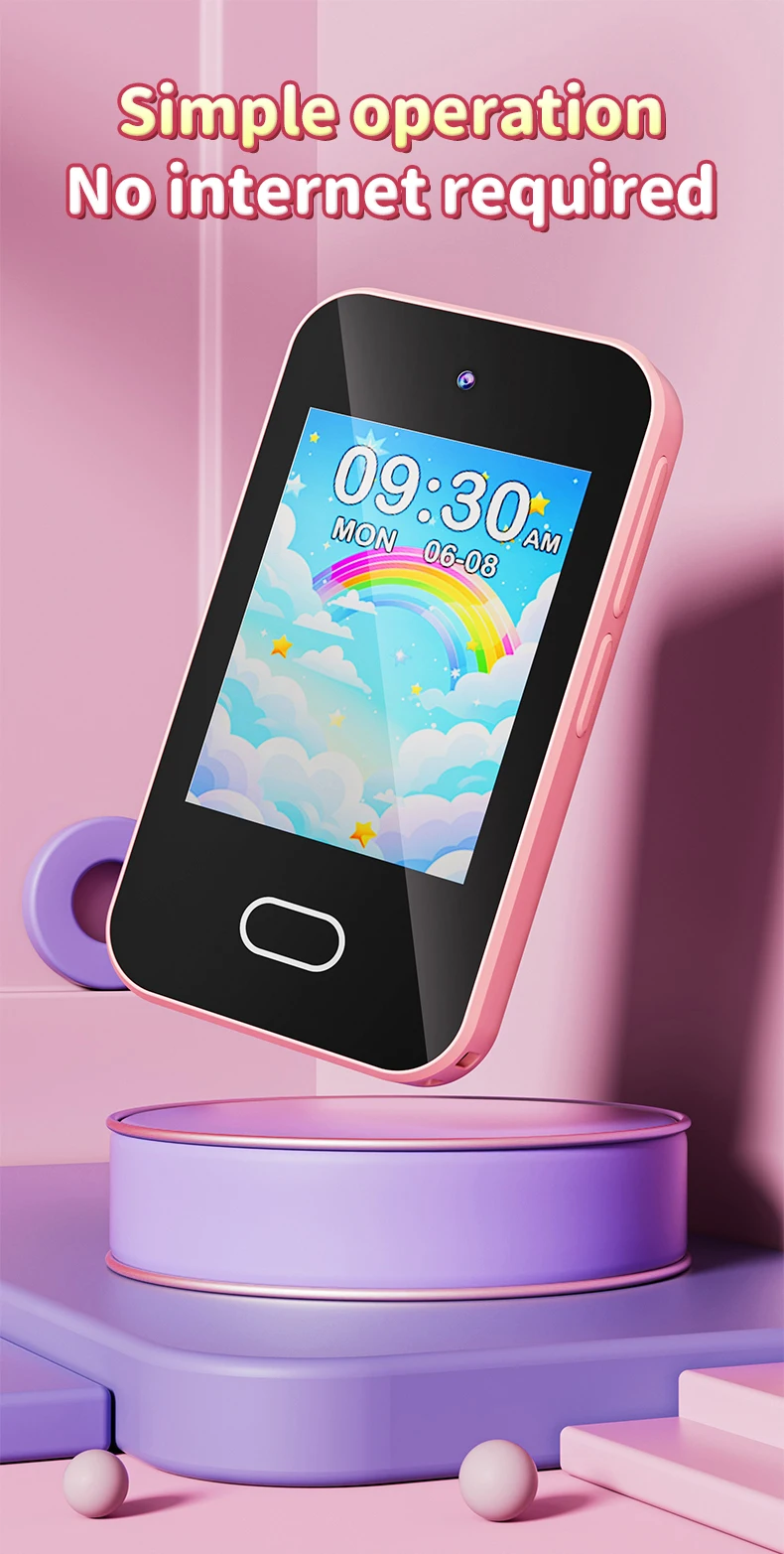 Cross-border New High-Definition Children's Mini Mobile Camera Children's Early Learning Device Multi-Functional Flip Camera for