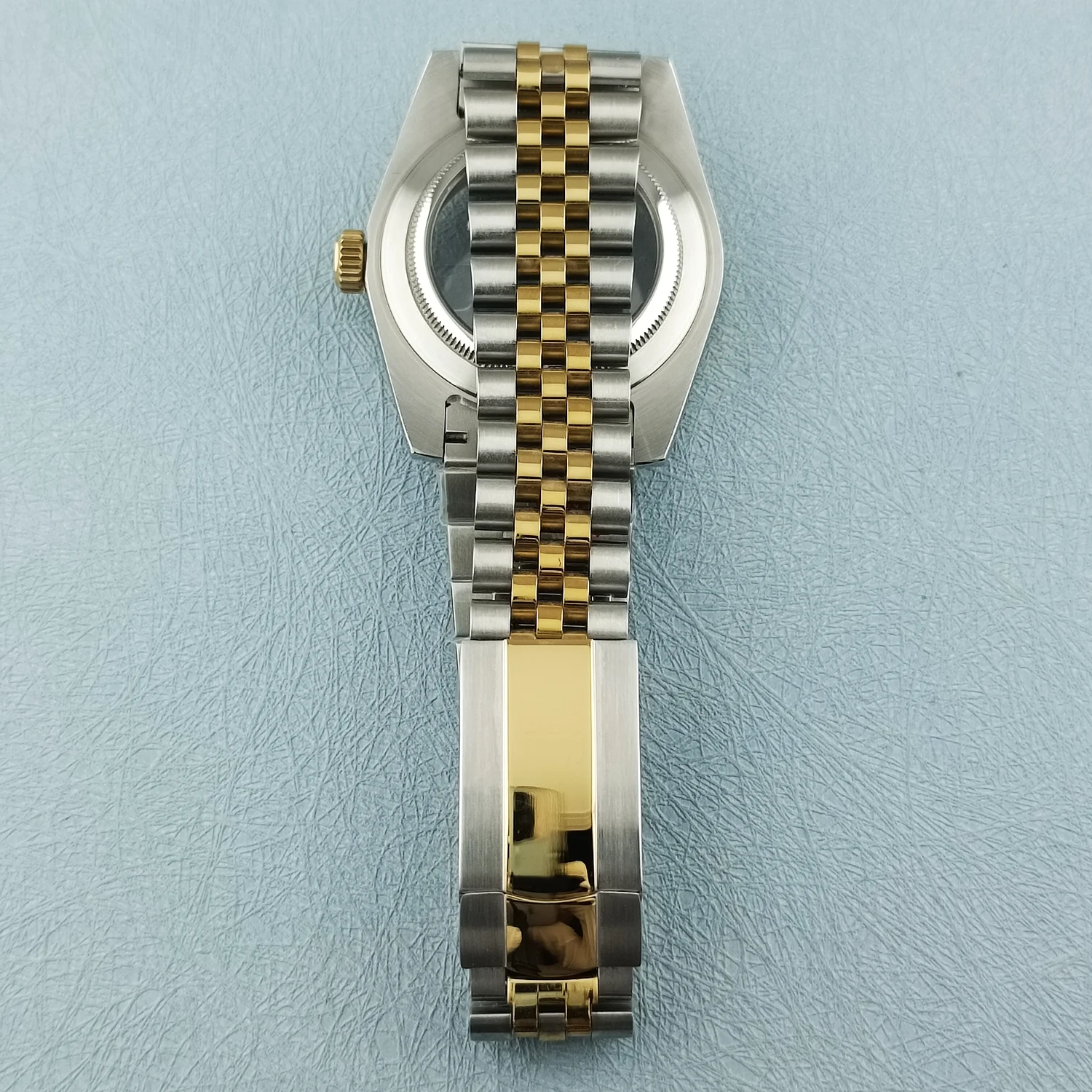 NH35 Silver And Gold 36mm 40mm Luxury Men's Watch Cases Strap For NH34 NH35 NH36 NH38 Movement Dial Oystr