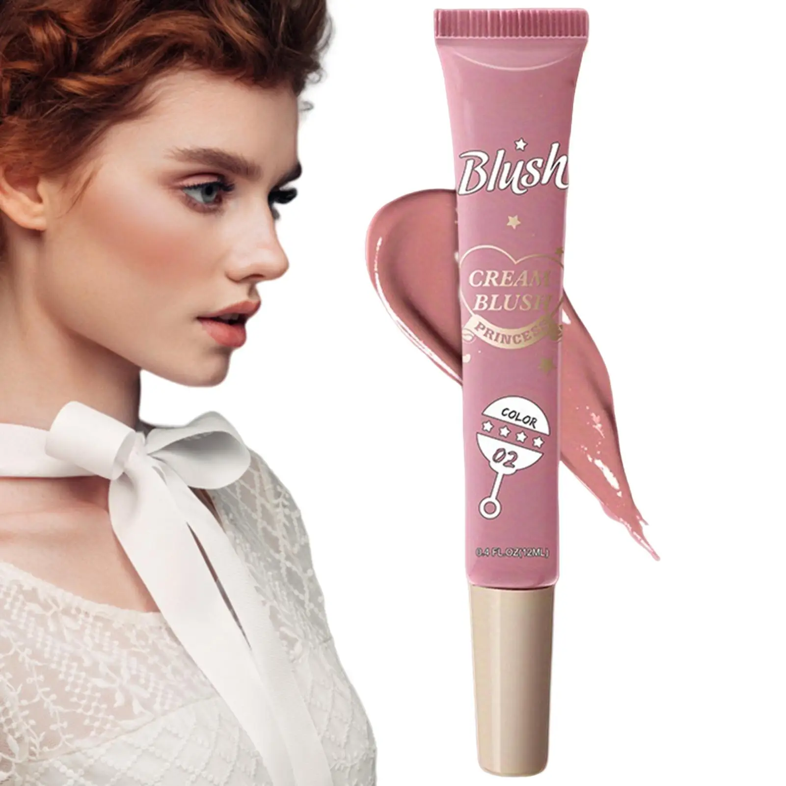 Cream Blushes Long Wearing Hydrating Matte Cheek Cream Blushes Blendable Color blush Highlight stick for Eyes,Lips&Cheeks