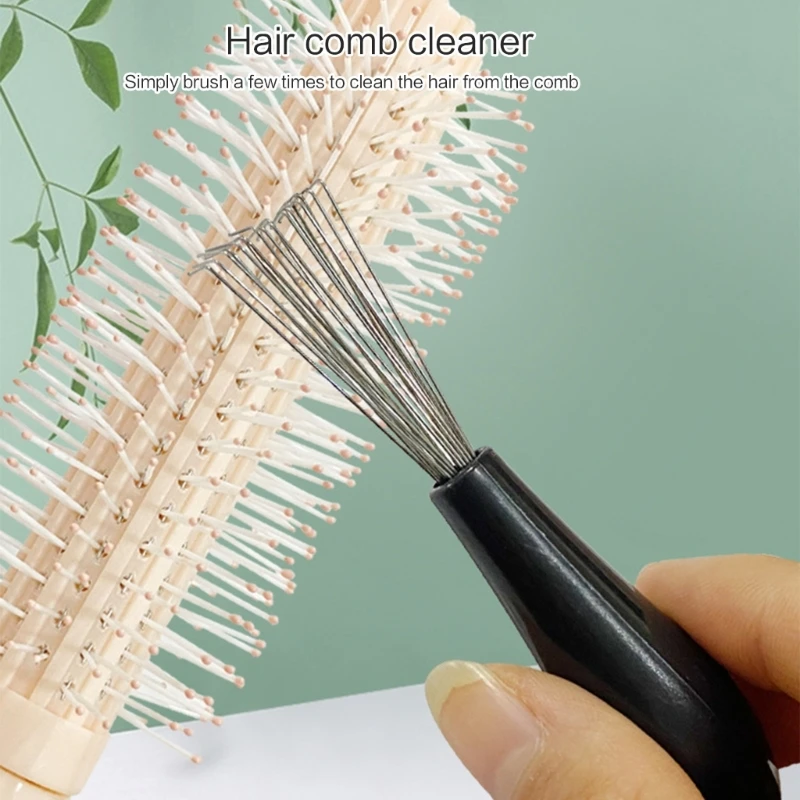 Hair Brush Cleaner Cleaning Tool Comb Cleaner Hair Brush Cleaner Comb Brushes Hair Dirt Remover Brush for Home Salon Dropship