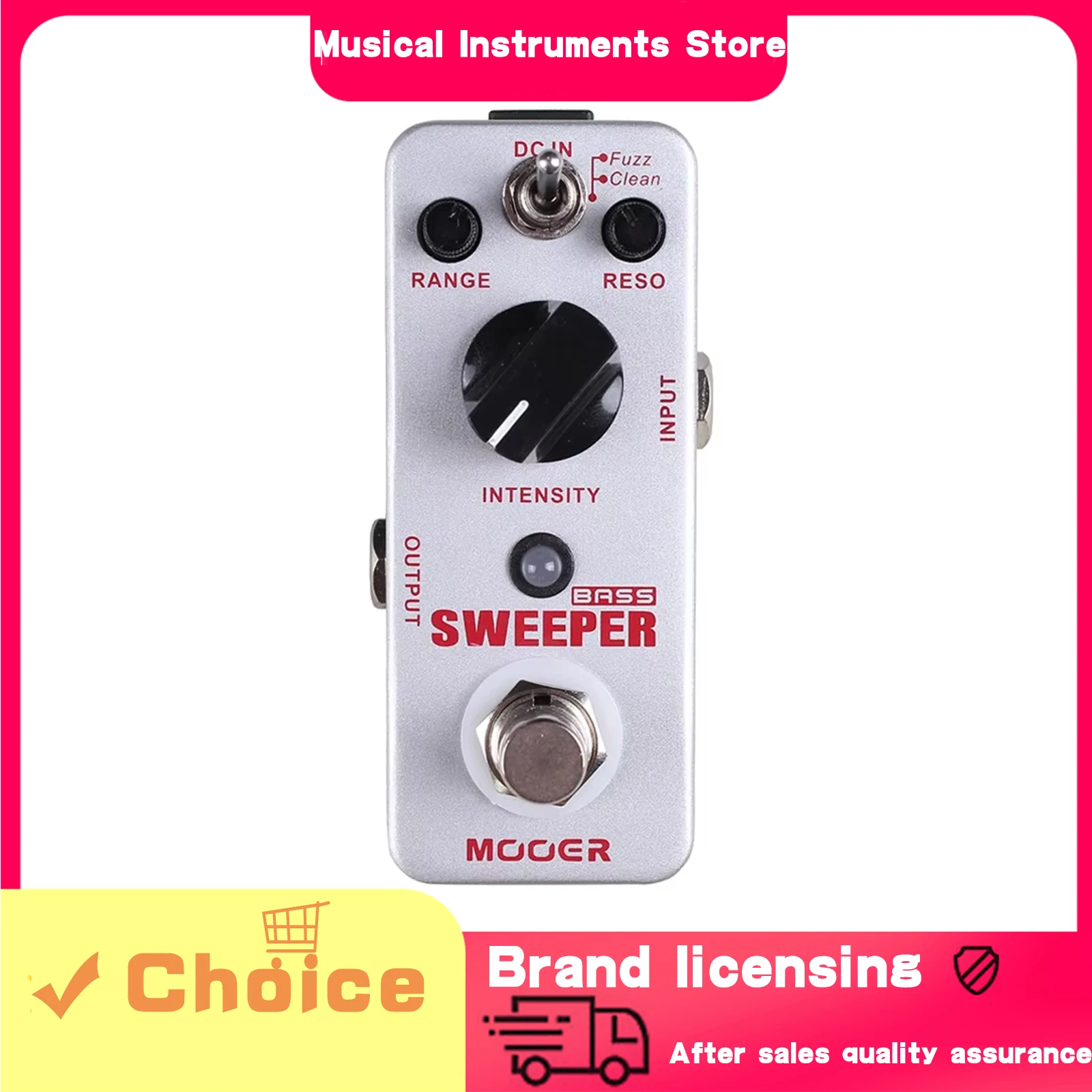 

MOOER Guitar Pedal Effect Bass Dynamic Envelope Filter Sweeper Effect 7mA DC 9V Adapter Pedal Electric Bass Guitar Accessories