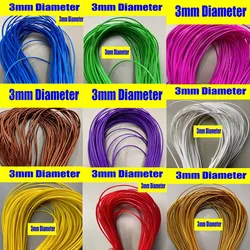 3mm Diameter 500g Round Solid Plastic Rattan Material For Weaving Chair Table Basket Diy Crafts Furniture Repair PE Rope