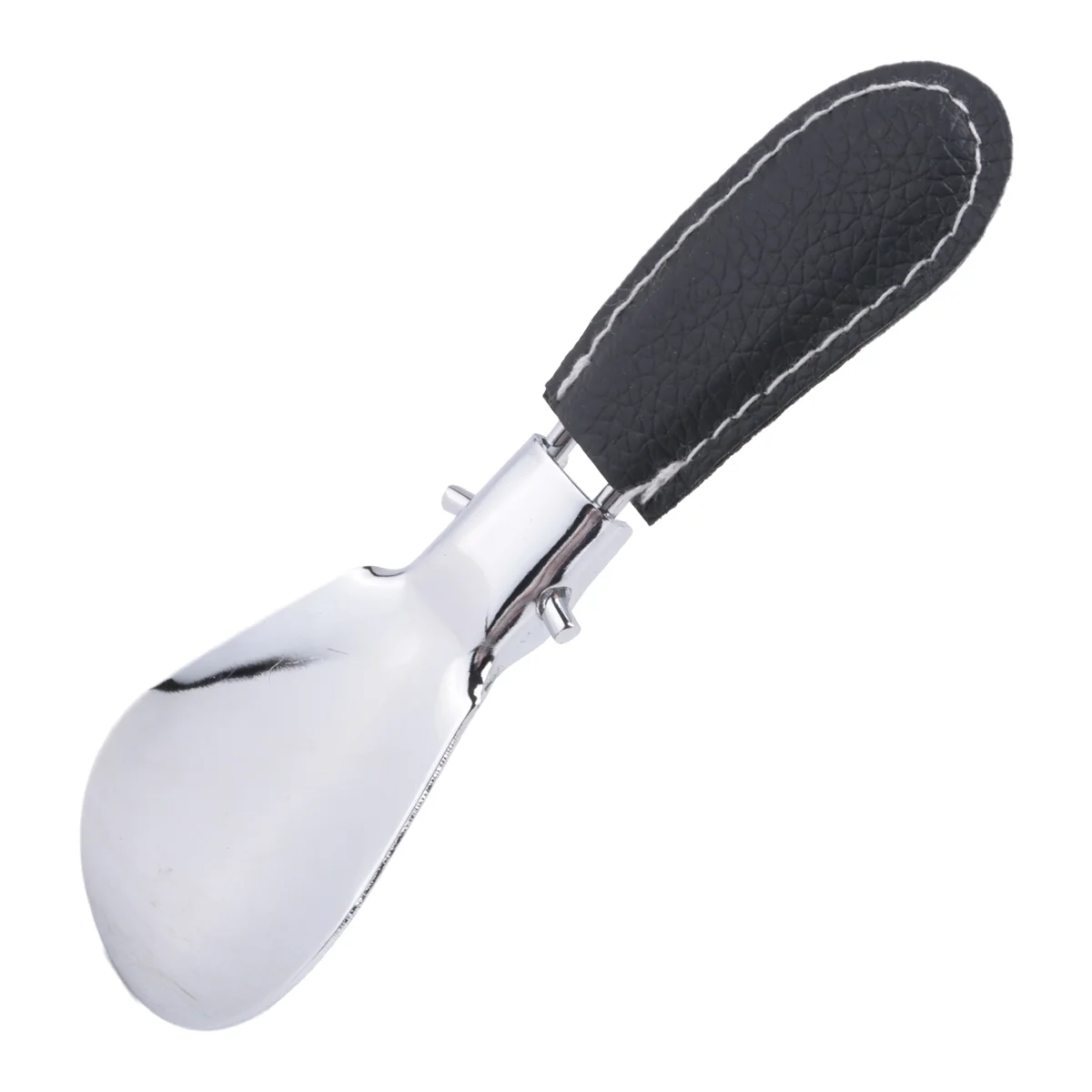 FZFZ 12*3.8cm Profissional Dobrável Sapato de Aço Inoxidável Colher Longa Colher