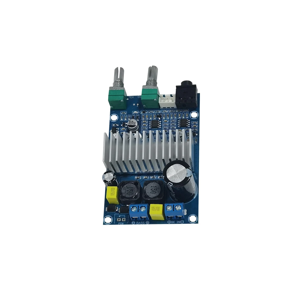 2.0 ซับวูฟเฟอร์ TPA3116 บอร์ดขยายเสียงดิจิตอล 12-24V บอร์ดสำเร็จรูปกำลังสูง 100W เอาต์พุตเสียงเบส รองรับการปรับความถี่