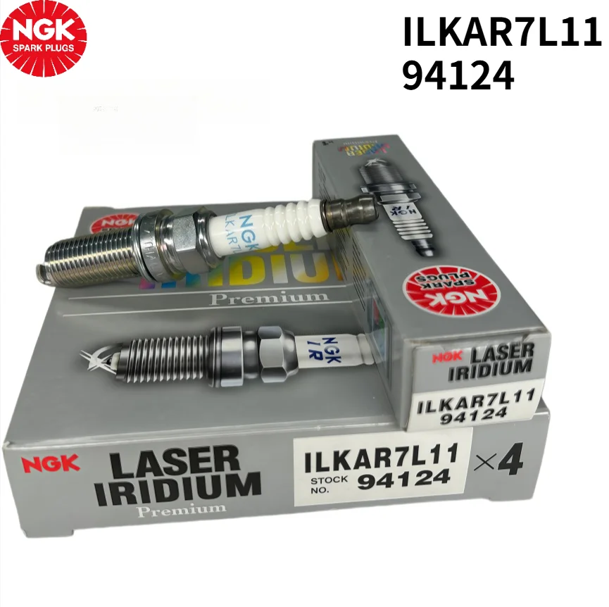 NGK ILKAR7L11 94124 Iridium Platinum Spark Plug 4PCS Fit for Mazda 3 Atenza Axela CX-3 CX-4 CX-5 CX-8 Replacement Ignition Parts