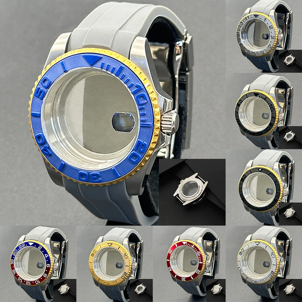 40mm Retro-Modern Submariner Luxury Men's Watch Case Jubilee watch strap, for 28.5mm dial NH35 NH36 NH38 ETA 2836-DG Miyota 8215