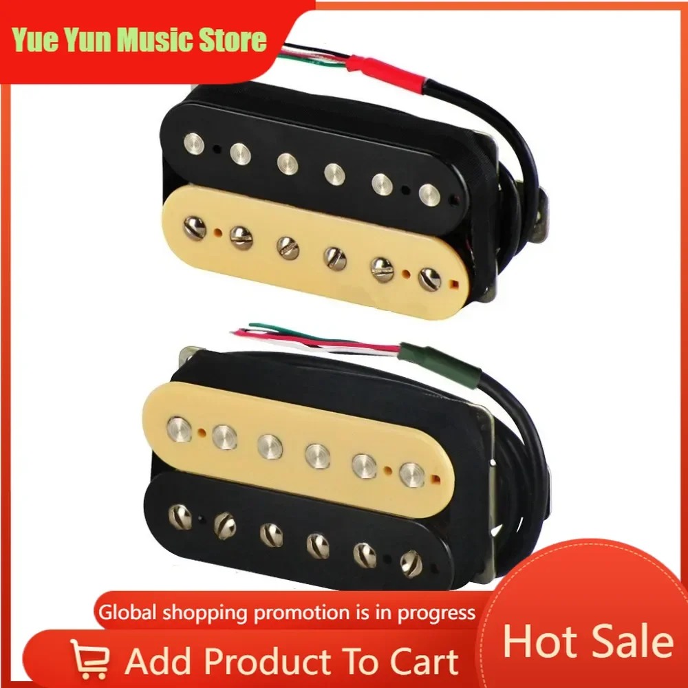 

Yue Yun Music Store--Alnico 5 Humbucker Pickup Double Coil Electric Guitar Pickup Zebra Neck or Bridge Pickup Choose