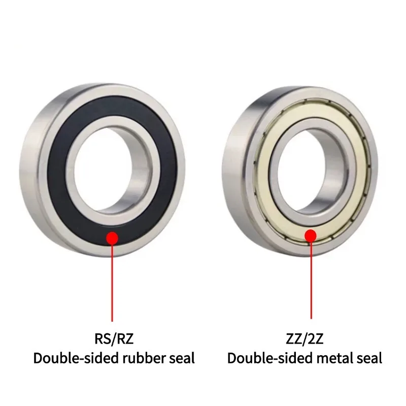 4PCS The Inner Diameter of The Non-standard 6201 Bearing Is 8, 10, 12.7, 13 and 15mm