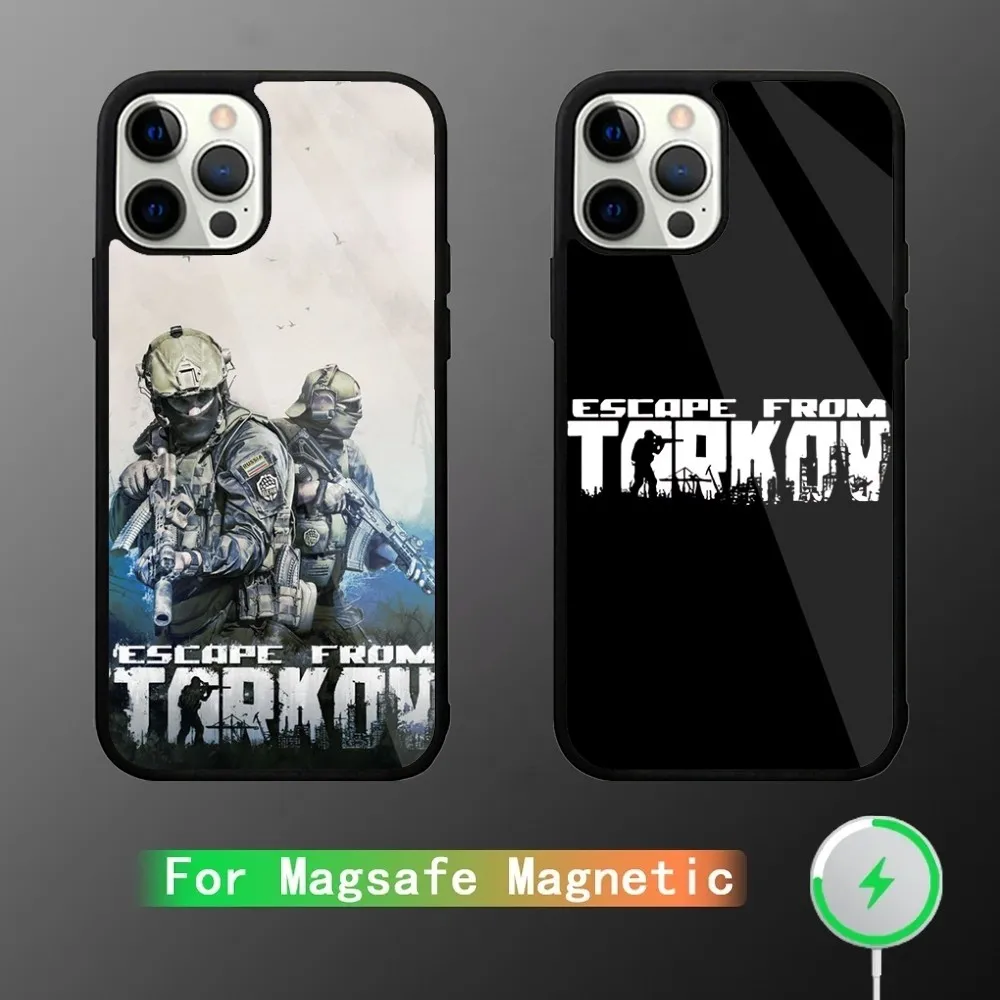 Escape From Tarkov Game Phone Case For iPhone 15,14,13,12,11,Plus,Pro,Max Mini Magsafe Magnetic Wireless Charging