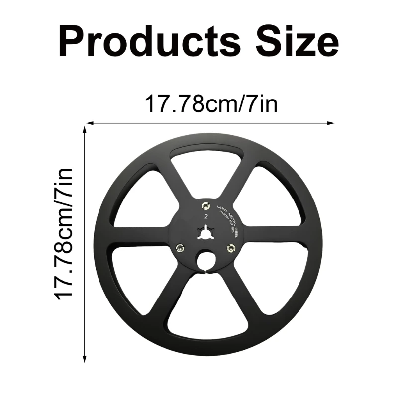 Solid 7 "อลูมิเนียม Reel Support Rack สำหรับการแสดงศิลปิน Sound Technician Dropship