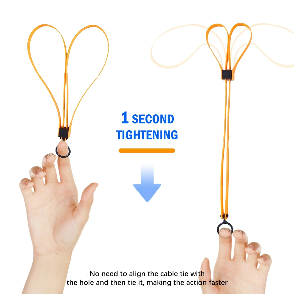 Nylon Double-Lock Police Handcuff Zip Ties: 200KG Tensile, Disposable & Portable for Outdoor/TMC Sport & Adult Games