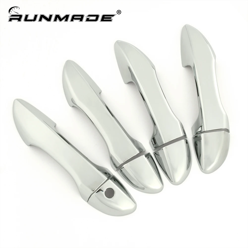 

runmade Chrome Door Handle Cover Trim Covers for 2014 2015 2016 2017 2018 Toyota Corolla