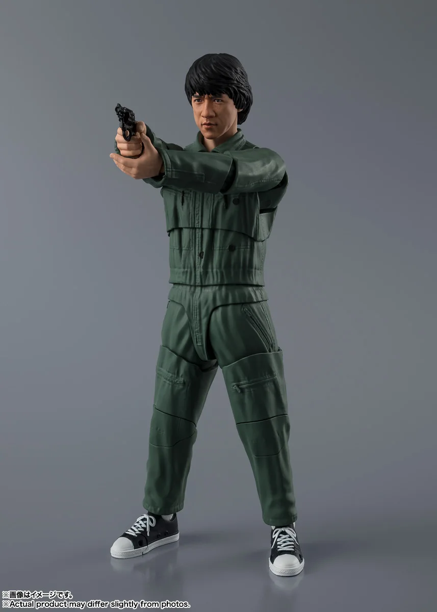 Officially Licensed BANDAI SHFiguarts Police Story Inspector Chen Figure Anime Action Model Jackie Chan Figure Genuine Toy