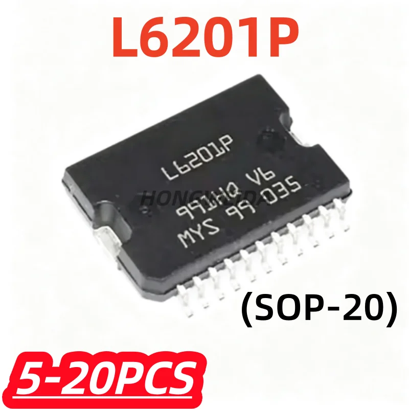 5-20Pcs/lot 100% New L6201 L6201P L6201PD L6201PS SOP20 Original Chipset
