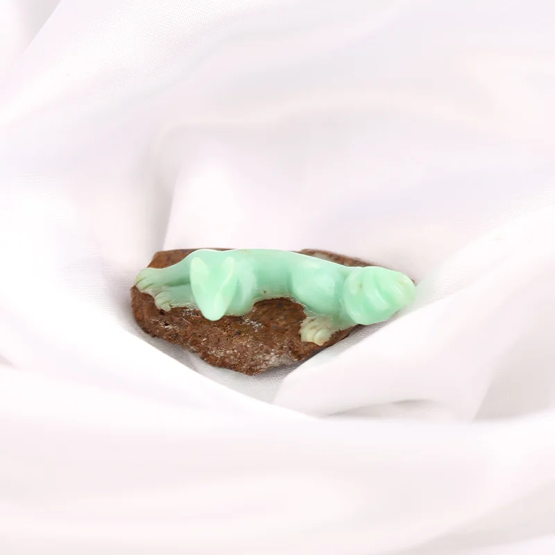 

B&F Handmade Green Aventurine Pendants, Genuine Natural stones beads, Unique Stones for jewelry & DIY Earring Beads