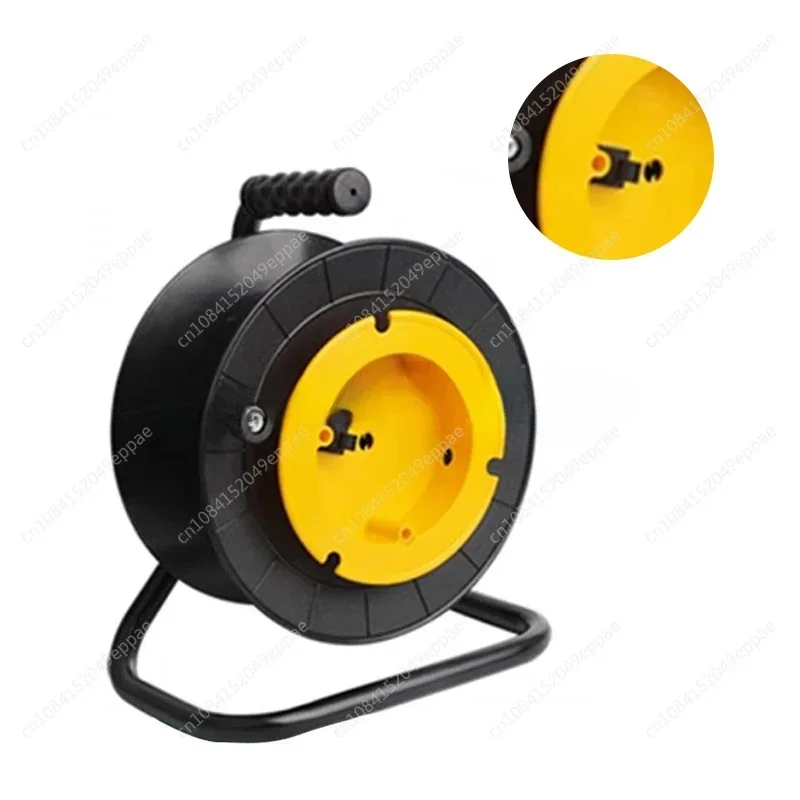 S-260A Manual Cable Winding Reel Optical Mobile Fiber Power Signal Line Small Empty Disk Plastic Light Strip Receive Put Winder