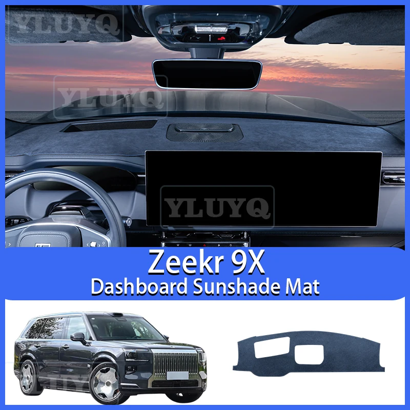 

ZEEKR 9X dashboard sunshade mat, center console sun protection heat insulation, and interior Accessories