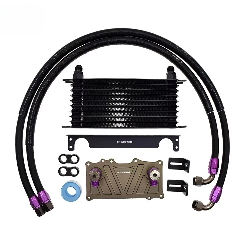 

Oil Cooler Kit for Porsche Cayenne Panamera 3.0L 3.6L 4.8L Engine 94810728122 Nylon Hose Kit