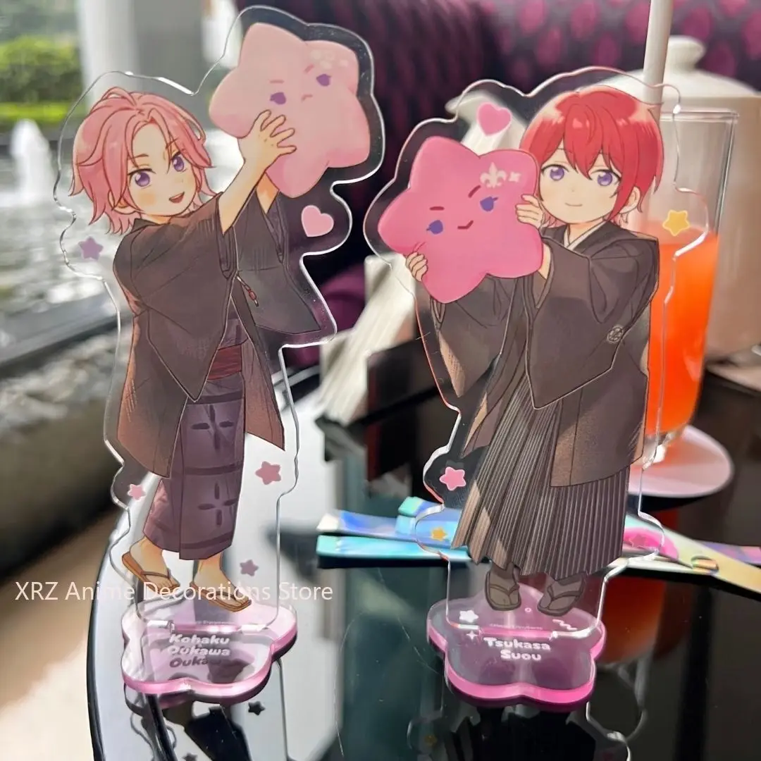 

Аниме Ансамбль Звезды!! Музыка Suou Tsukasa, акриловая подставка для косплея, аксессуары, коллекция фигурок, настольные украшения, рождественские подарки