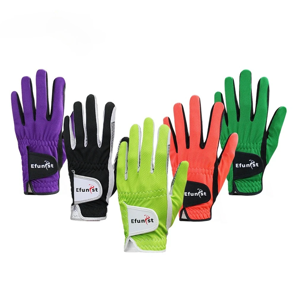 

Breathable Micro Fiber Golf Gloves Men Universal Left Right Hand Wear Resistant Elastic Golf Sports Gloves 5 Styles