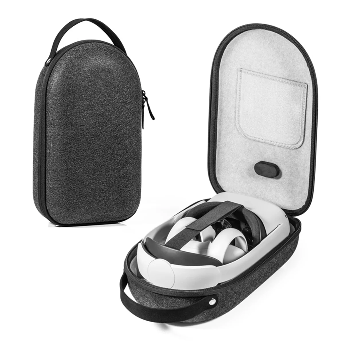 VR Carrying Case for Meta Quest 3 Compatible for Quest 2 Hard Large Space Protection Bag VR Accessories