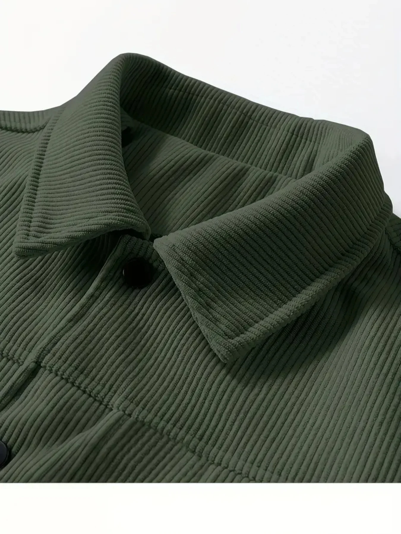 The 2025 New Autumn Corduroy Jacket for Men with a Lapel, Trendy Japanese Style Loose Coat