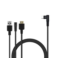 Cable CB01 3 en 1 adecuado para tableta Huion Kamvas Pro 12 / Pro13 / Pro16 con alimentación HDMI y cables USB