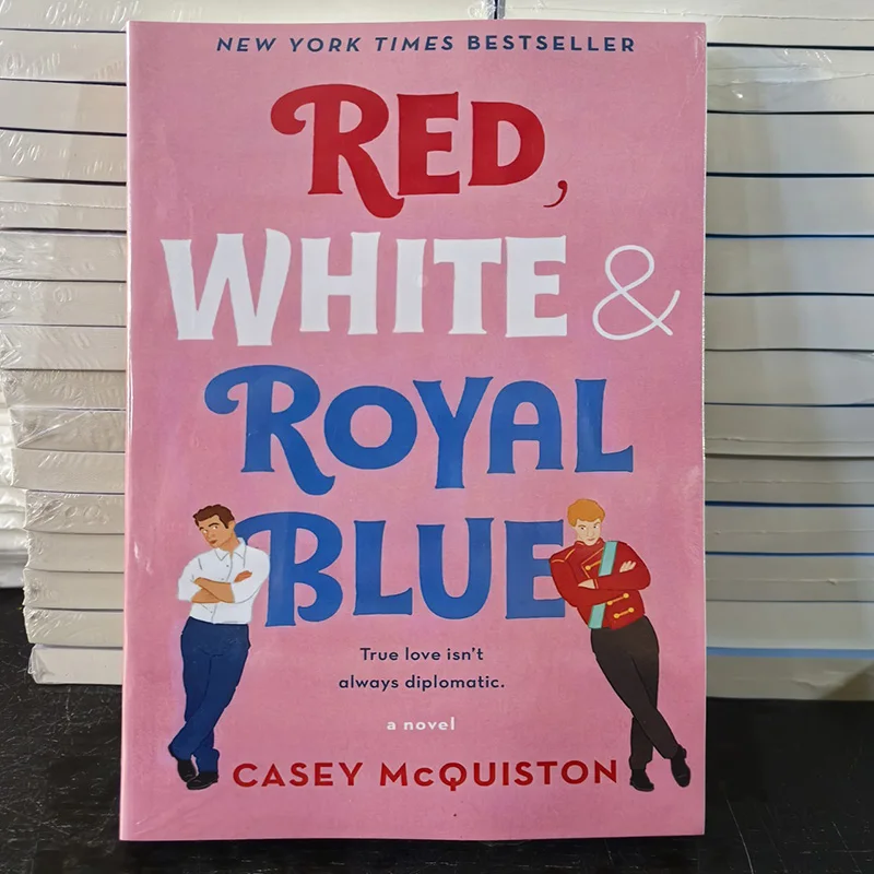 

Red White And Royal Blue English Version Romantic Comedy Novel Libros Livros