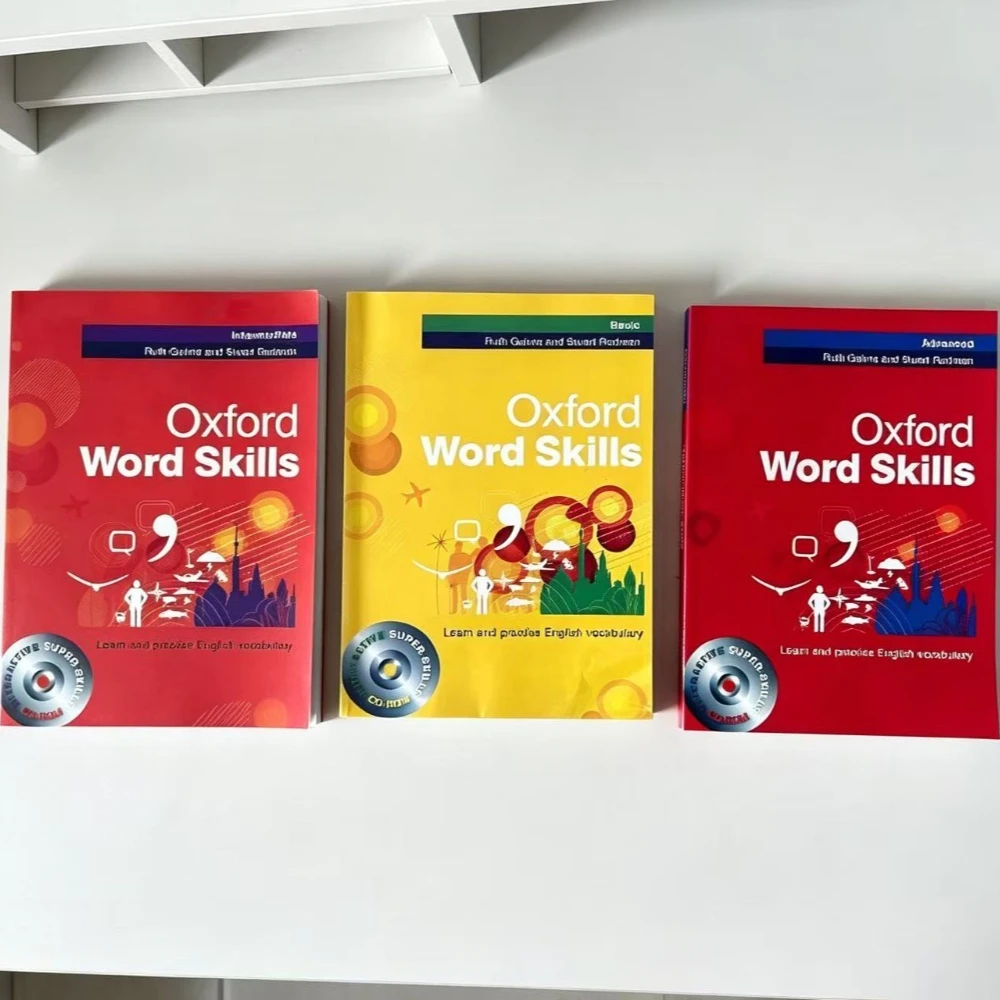 Oxford Vocabulary Skills Book Series English Professional Books Textbook Advanced Intermediate Junior Complete Set