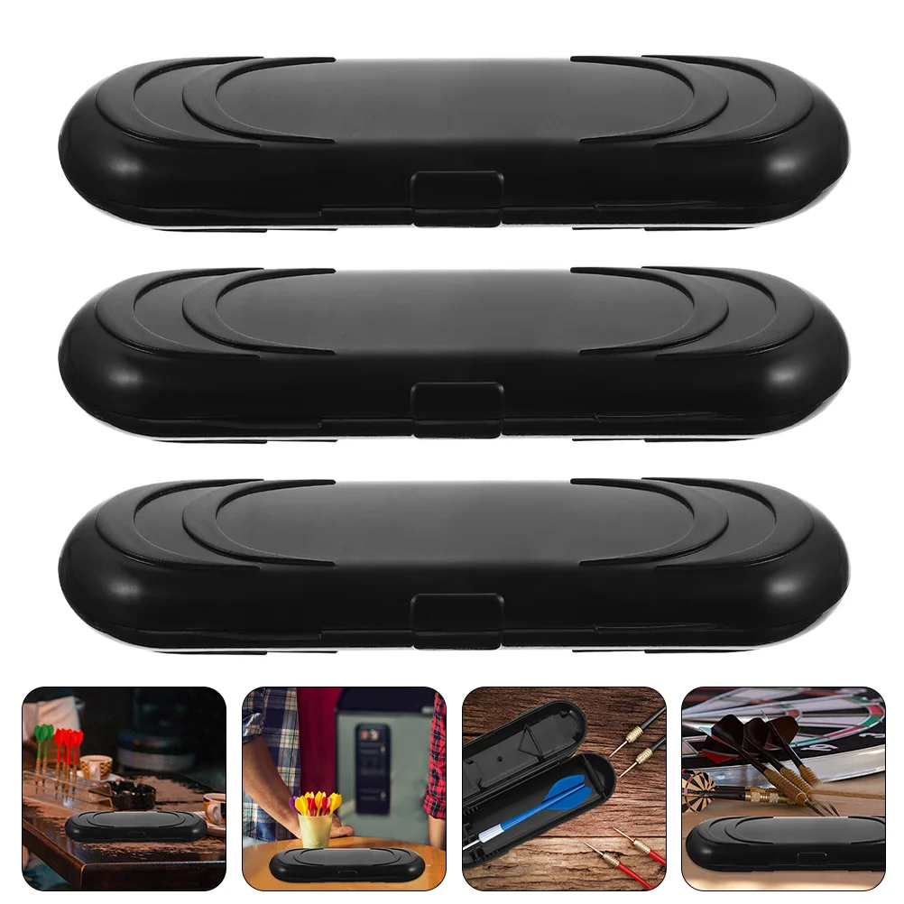 3-teilige Dart-Aufbewahrungsbox, Taschenträger, stabiler Koffer, Stahl-Reisetasche, kleine Kunststoff-Tragetasche