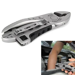 Multitool Pliers Pocket Knife Screwdriver Set Kit Adjustable Wrench Jaw Spanner Repair Outdoor Camping Survival Multi Tools