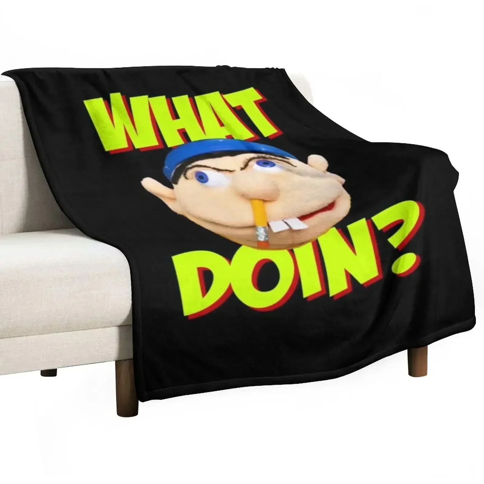 

SML Jeffy - what do Throw Blanket Stain Resistant Cozy Warm Blanket