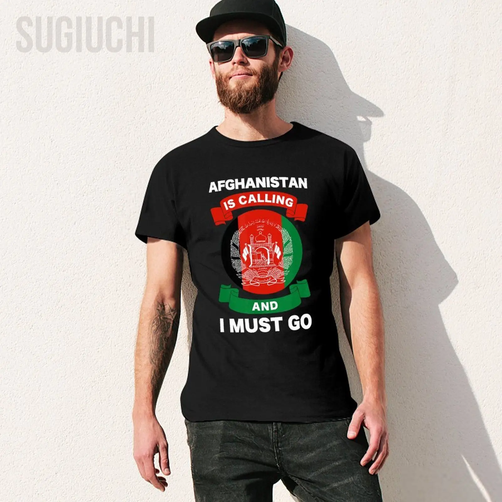 Men Have No Fear The Afghan Is Here Afghan Flag Afghanistan Tshirt Tees T Shirts Women Boys 100% Cotton Short T-Shirt Unisex