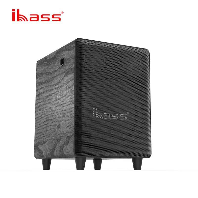 Ibass New Bluetooth Speakers Hi-fi Wooden 150W High-power Active Computer TV Living Room Echo Wall Sound Subwoofer Home Theater