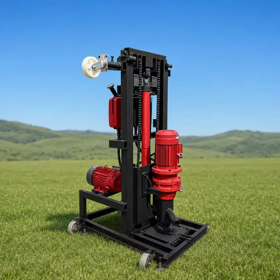 Customized Portable Type Hydraulic Powered Quick Setup Water Well Drilling Rig 100m for Farm Water Supply Drilling Machine